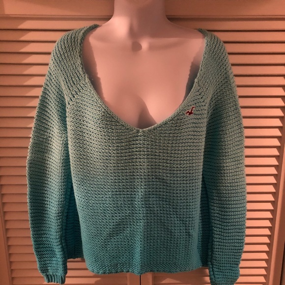 Hollister blue ombré sweater. - Picture 2 of 4